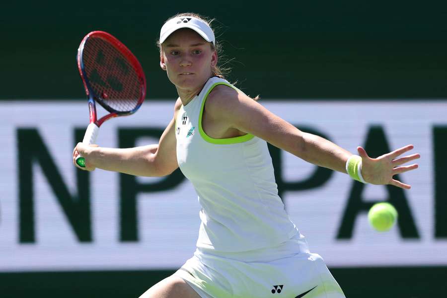 Rybakina dimanche à Indian Wells.