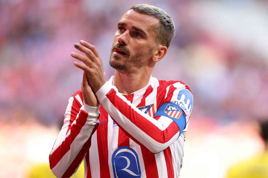 Griezmann se naposledy představil v domácím utkání za Atlético Madrid.