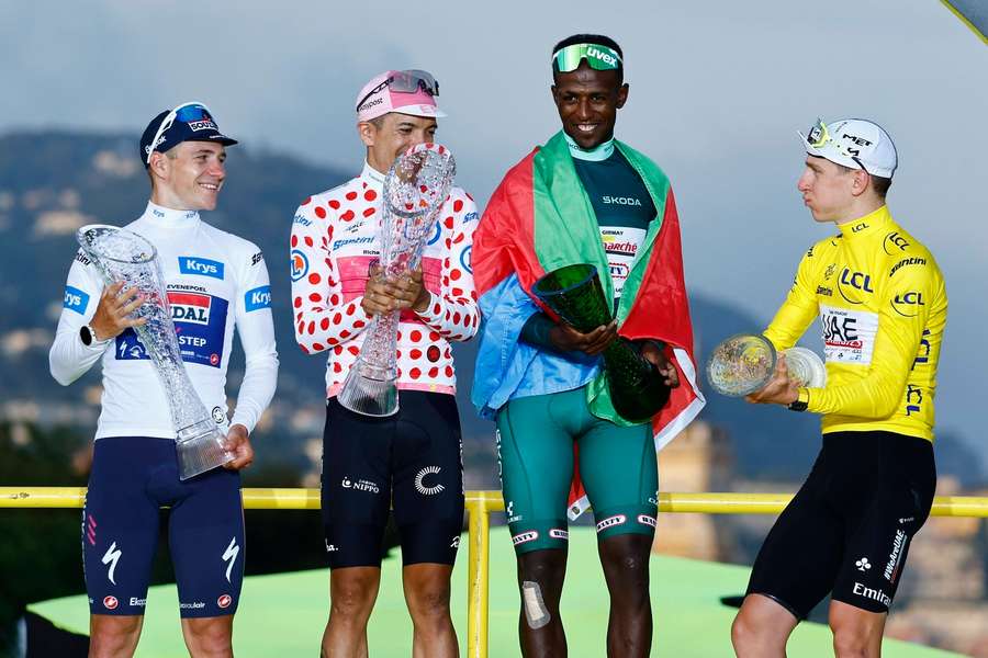 Girmay became the first African rider to win a stage