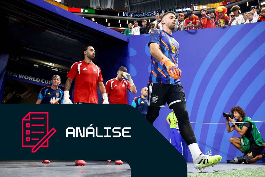 Unai Simon, guarda-redes da seleção de Espanha Unai Simon, guarda-redes da seleção de Espanha