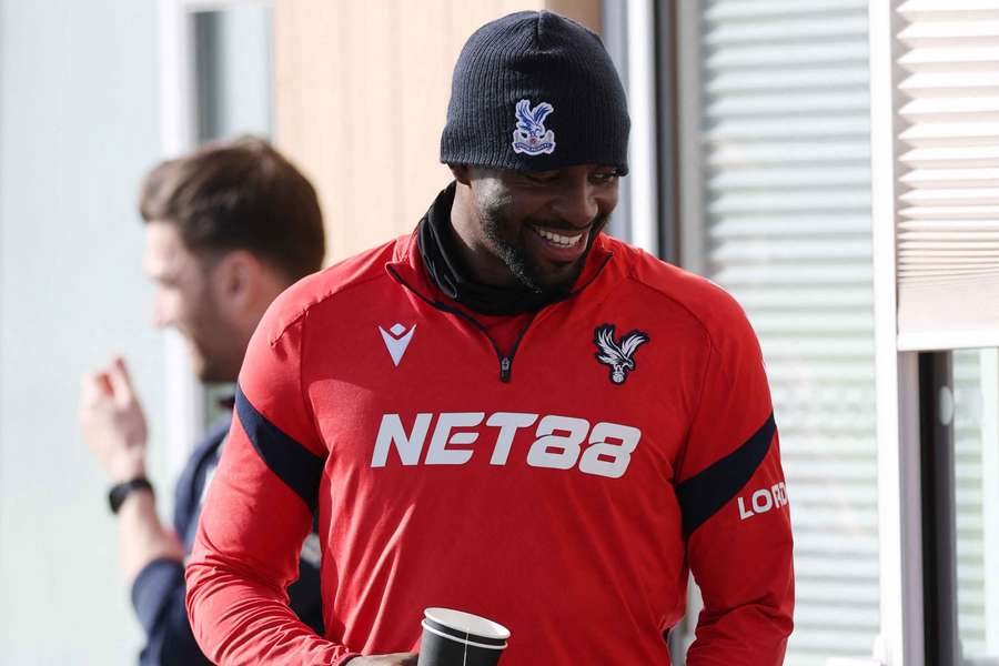Jean-Philippe Mateta à l'entraînement, récemment. Jean-Philippe Mateta à l'entraînement, récemment.