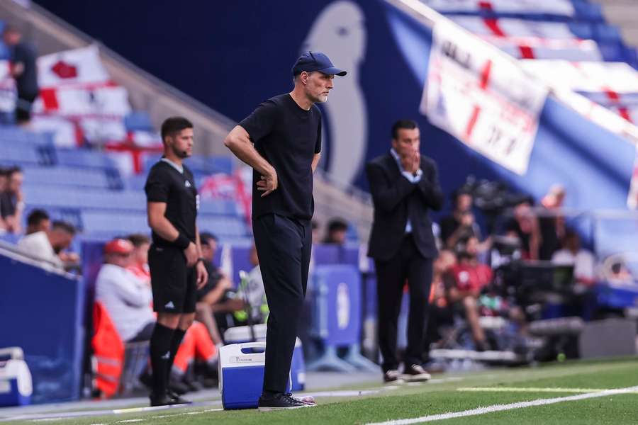 Englands National-Trainer Tuchel beim Spiel gegen Andorra