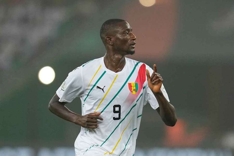 Serhou Guirassy in action for Guinea