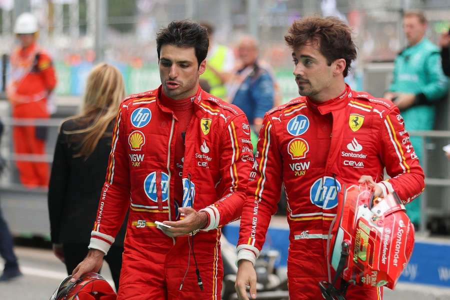 Carlos Sainz und Charles Leclerc hatten nach dem letzten Rennen ungleiche Meinungen.