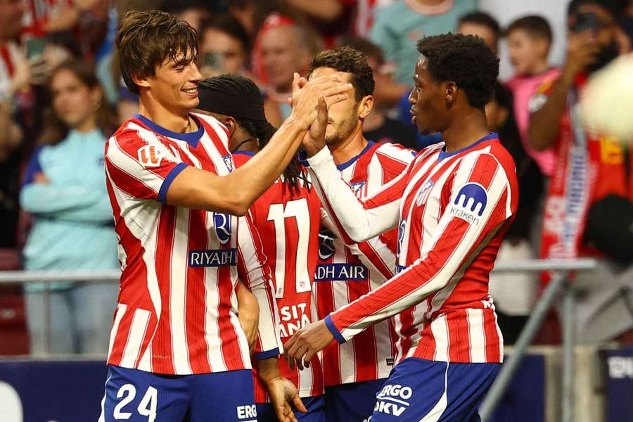 O Atleti venceu o Osasuna com facilidade O Atleti venceu o Osasuna com facilidade