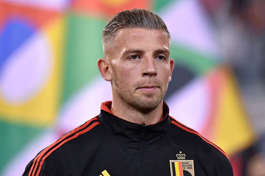 Alderweireld com as cores da seleção belga