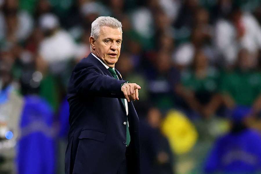 Javier Aguirre during the World Cup Javier Aguirre during the World Cup