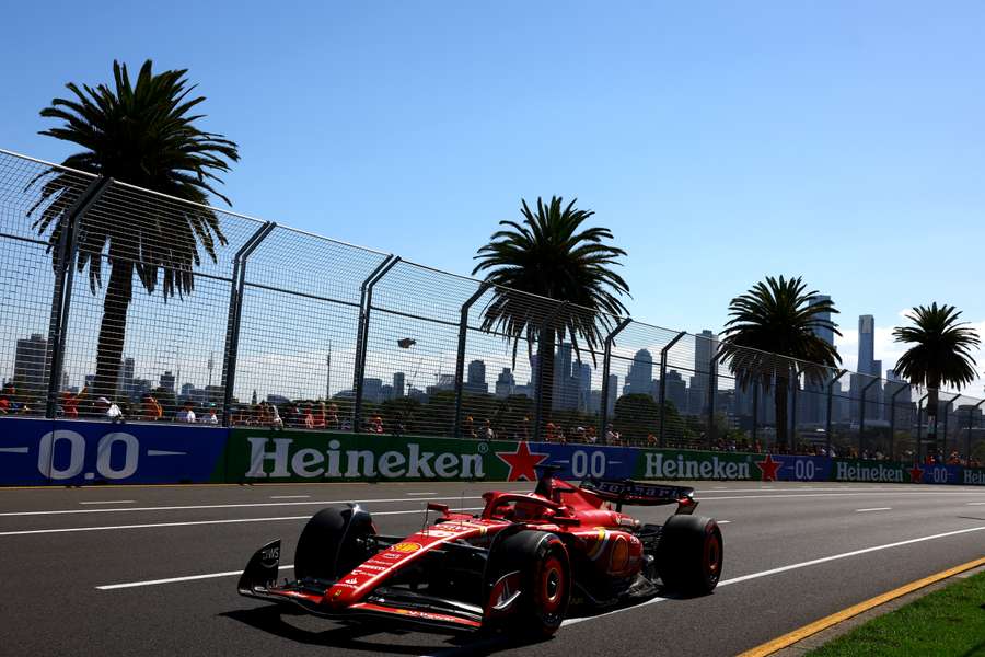 La Ferrari di Charles Leclerc in Australia