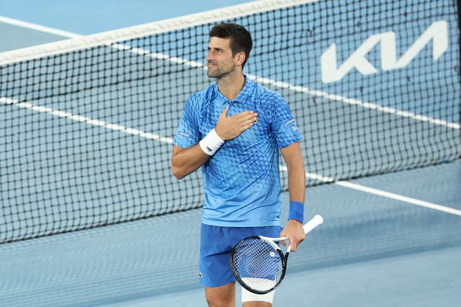 Pour son retour à l'Open d'Australie, Djokovic n'a pas traîné contre Carballes Baena