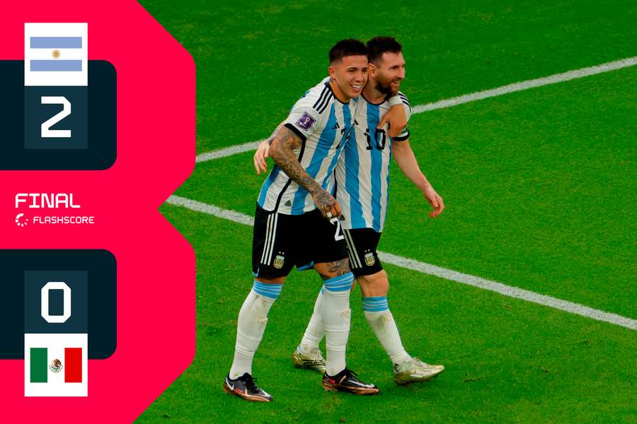 FINAL: Argentina salva la bola de partido y castiga con goles la racanería de México