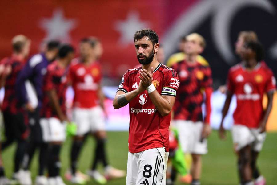 Bruno Fernandes em destaque no Manchester United