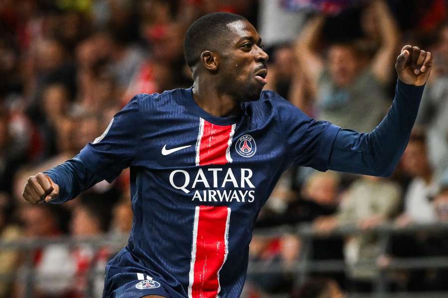 Ousmane Dembele bezorgde met zijn goal PSG een punt