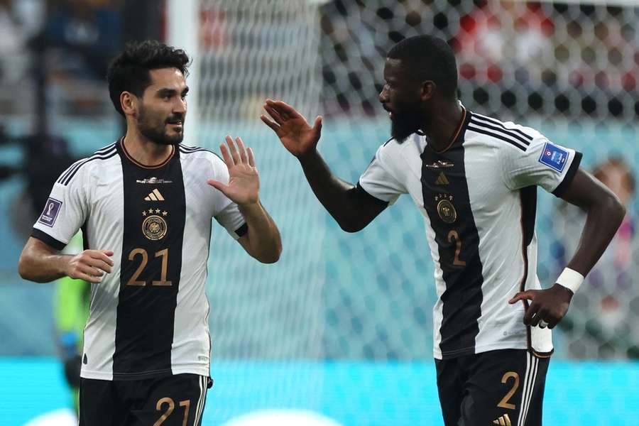Gute Freund und Mitspieler in der Nationalmannschaft: Gündogan (links) und Rüdiger (rechts). Gute Freund und Mitspieler in der Nationalmannschaft: Gündogan (links) und Rüdiger (rechts).