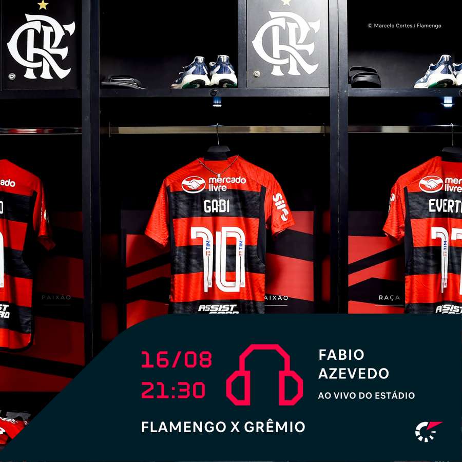 FLAMENGO X GRÊMIO TRANSMISSÃO AO VIVO DIRETO DO MARACANÃ