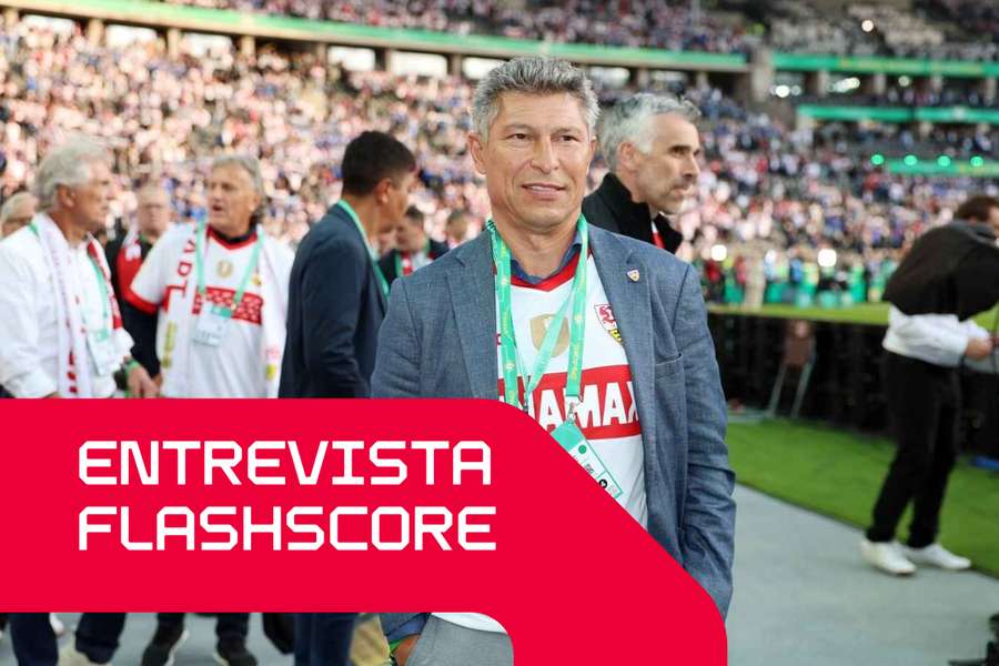 Krasimir Balakov na final da Taça da Alemanha