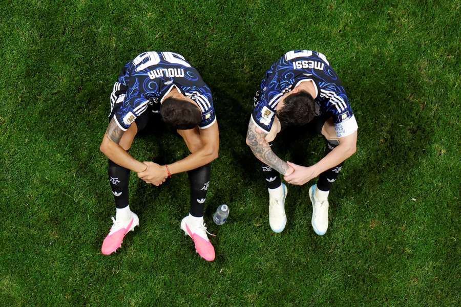 Molina e Messi celebram apuramento para a final