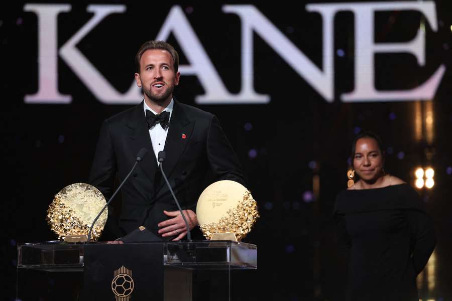 Vítěz Zlatého míče 2026 Harry Kane.