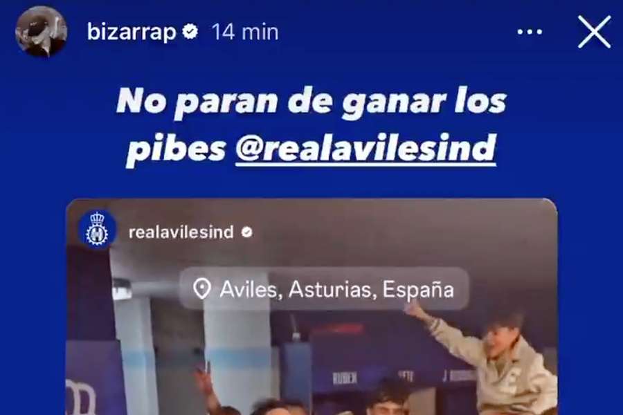 La inesperada conexión del Real Avilés y Bizarrap