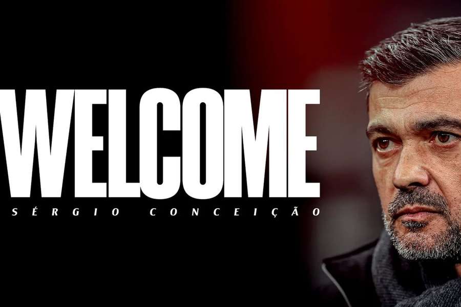 Sérgio Conceição assinou pelo AC Milan até 2026
