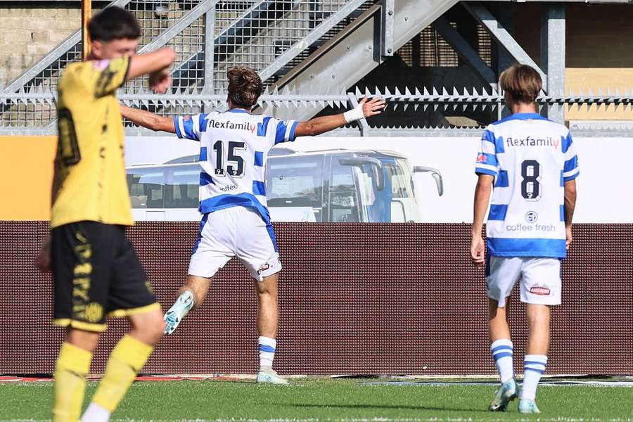 Van de Haar tekende voor de 0-1 tegen Roda JC