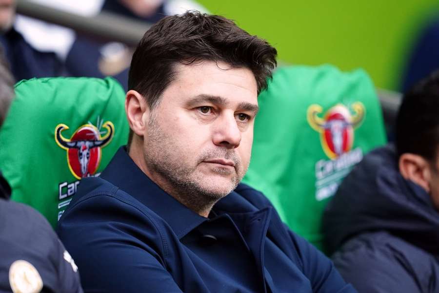 Mauricio Pochettino vóór de League Cup-finale