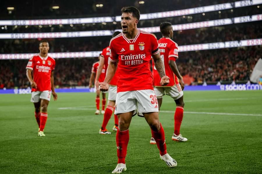 Marcos Leonardo chegou em janeiro ao Benfica