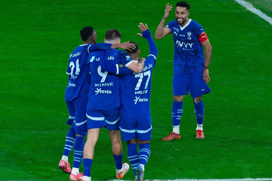 Salem Al-Dawsari repetiu comemoração de Mitrovic ao marcar seu segundo gol na partida