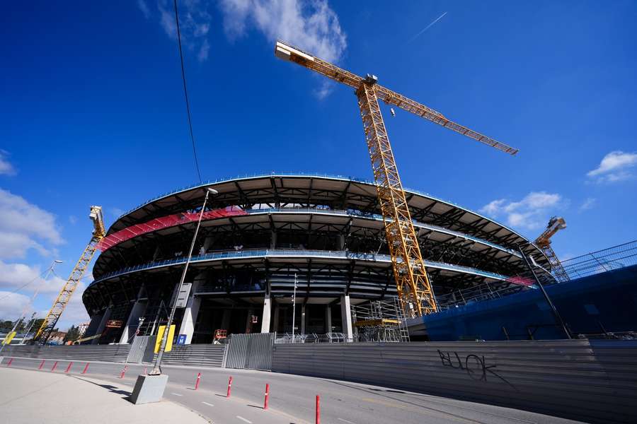 Das Camp Nou wird seit 2023 umgebaut Das Camp Nou wird seit 2023 umgebaut