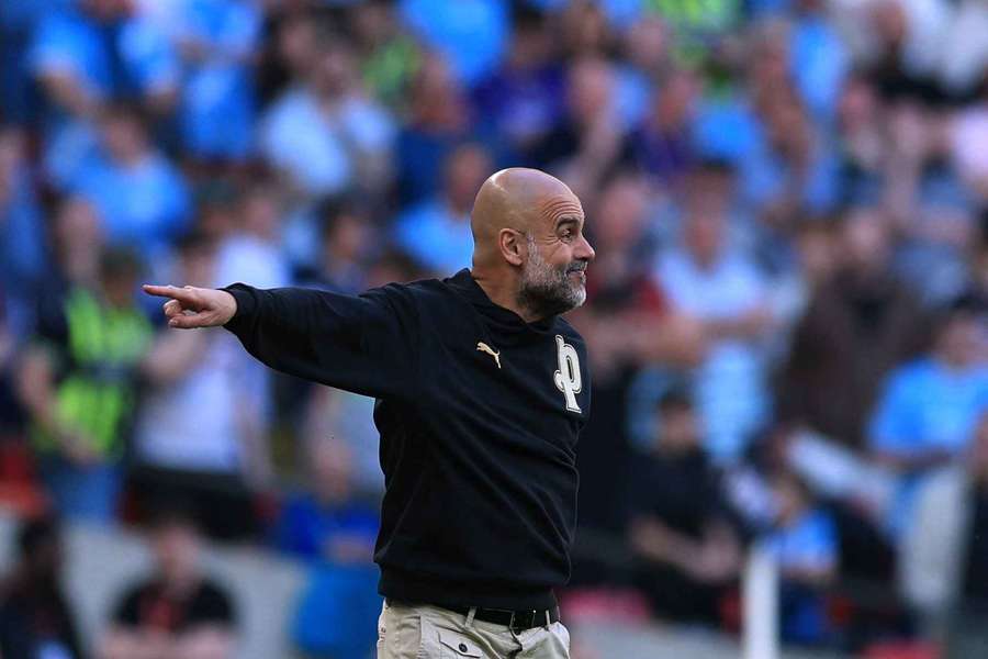 Trenér Manchesteru City Pep Guardiola