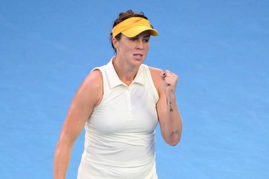 Anastasia Pavlyuchenkova in action at the Australian Open earlier this year