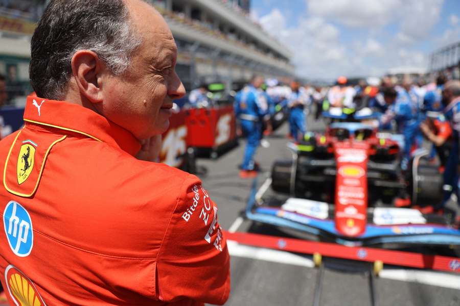  Fred Vasseur, chefe de equipa da Ferrari