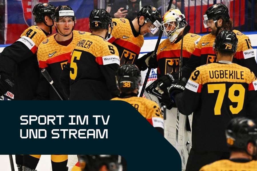 Sport live am Dienstag: Zum Abschluss der WM-Vorrunde trifft die deutsche Eishockey-Nationalmannschaft auf Frankreich.