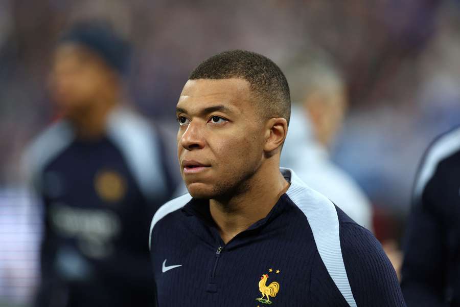 Mbappé avec les Bleus en Ligue des nations.
