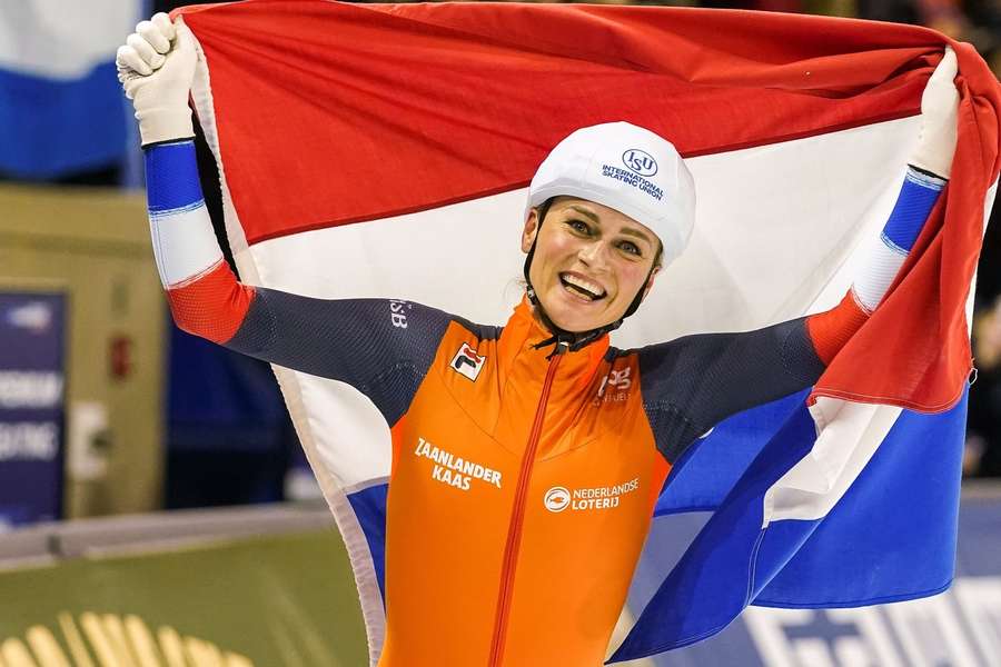 Schouten was in extase na haar onverwachte titel