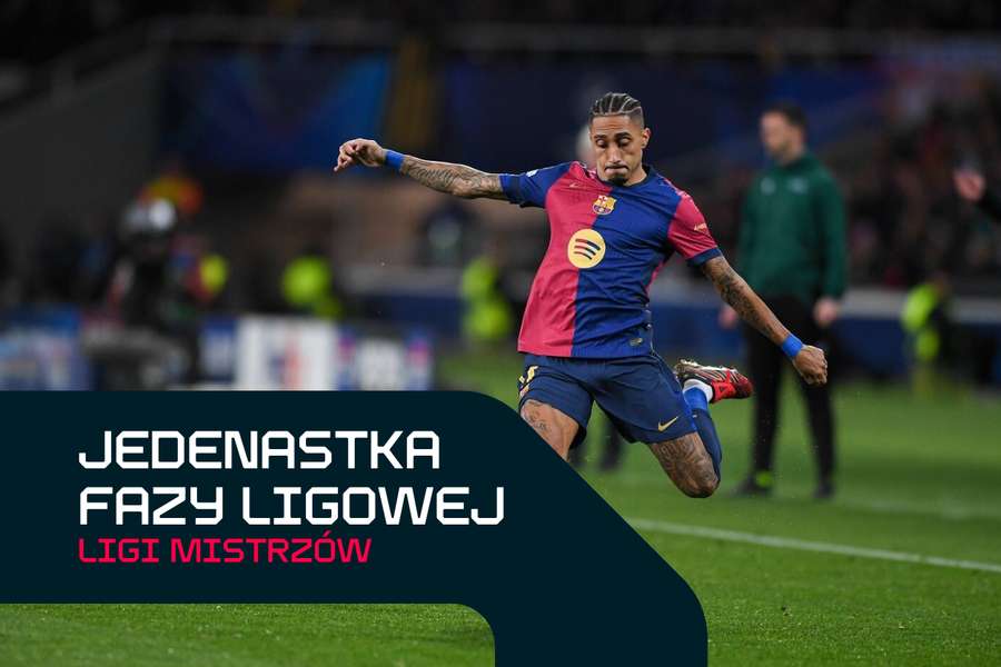 Raphinha jest jednym z najlepszych strzelców Ligi Mistrzów.