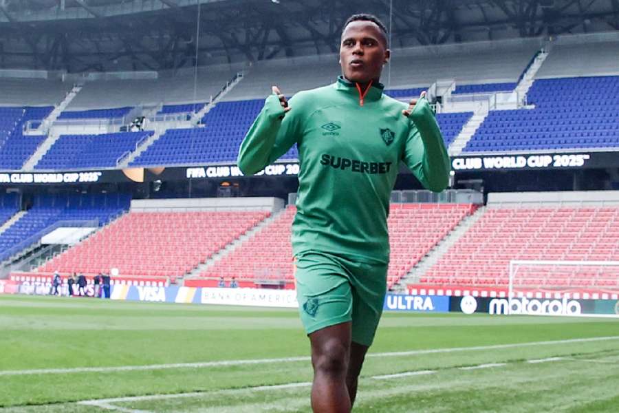 Arias em treino no Sports Illustrated Stadium, em Harrison, Nova Jersey