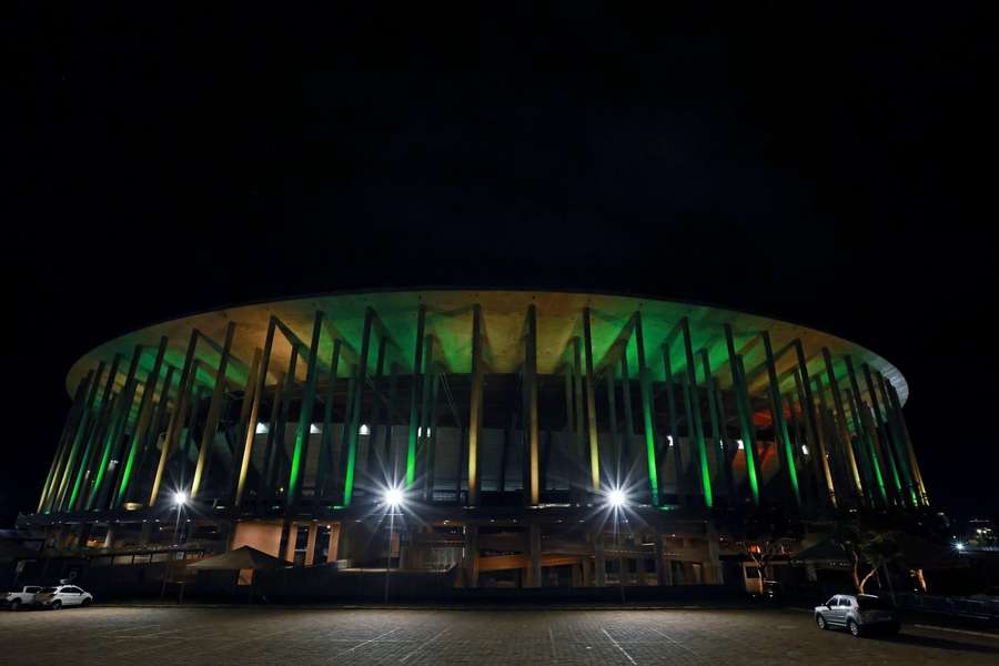 El estadio Mané Garrincha, en Brasilia.
