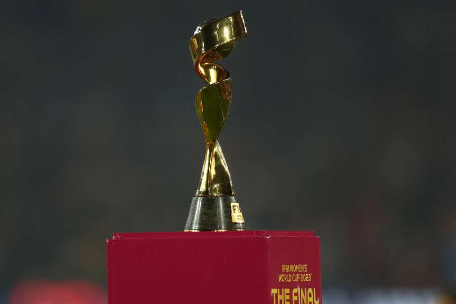 General view of Women's World Cup trophy 