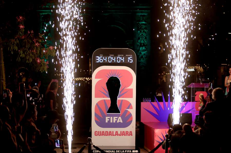 Le compte à rebours du Mondial 2026 à Guadalajara. 
