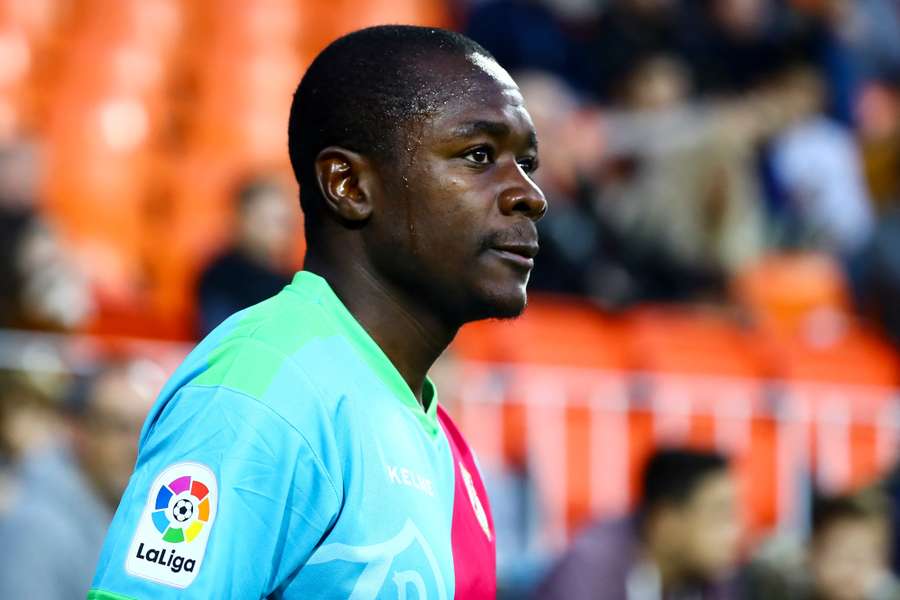 Gianelli Imbula com o Rayo Vallecano em 2018