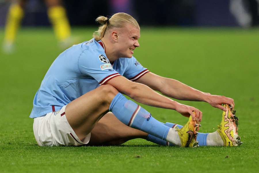 Erling Haaland came off at half time in Manchester City's recent Champions League game against Borussia Dortmund