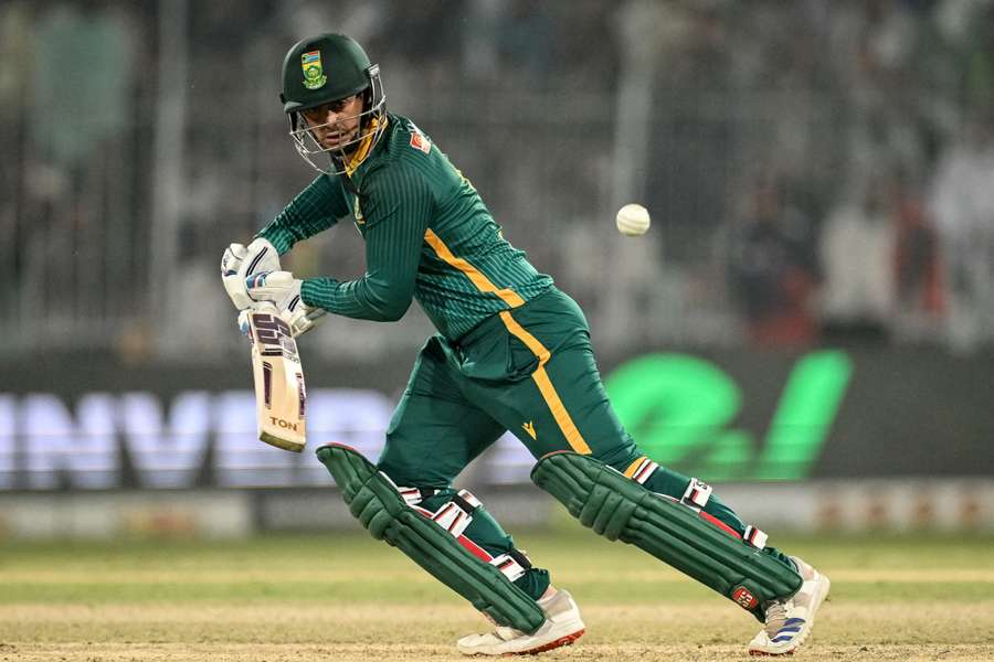 Quinton de Kock scored an unbeaten 123 to take South Africa to victory. Quinton de Kock scored an unbeaten 123 to take South Africa to victory.