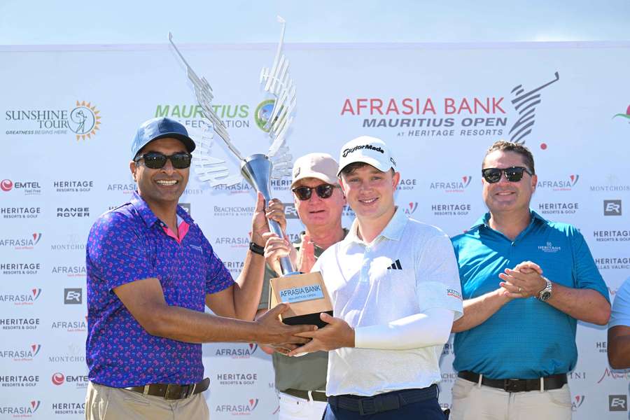 South African Jayden Schaper won again at the Mauritius Open.