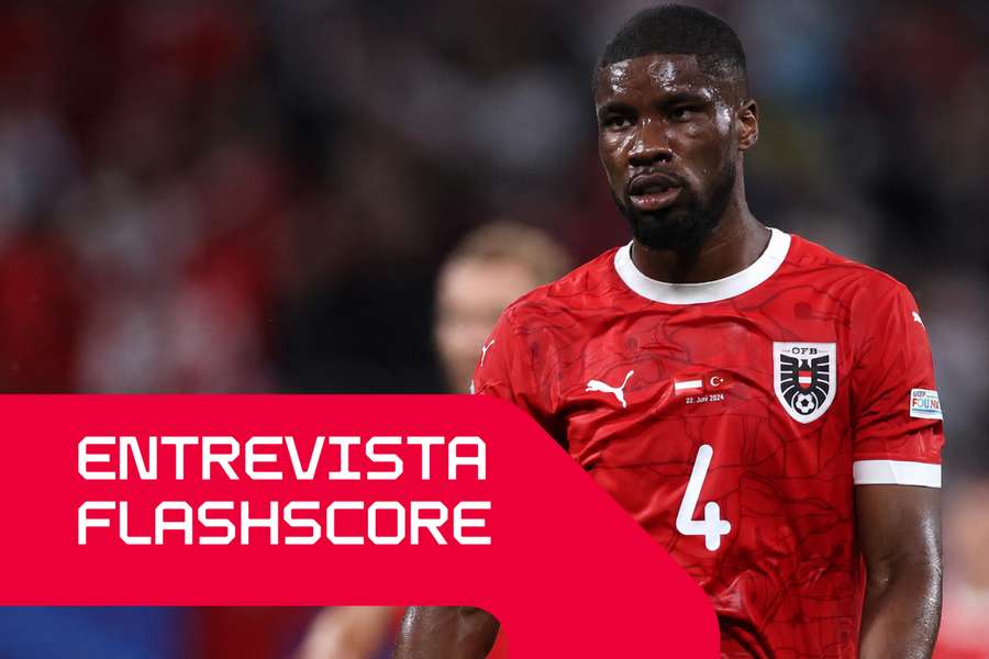 Danso em ação pela seleção da Áustria Danso em ação pela seleção da Áustria