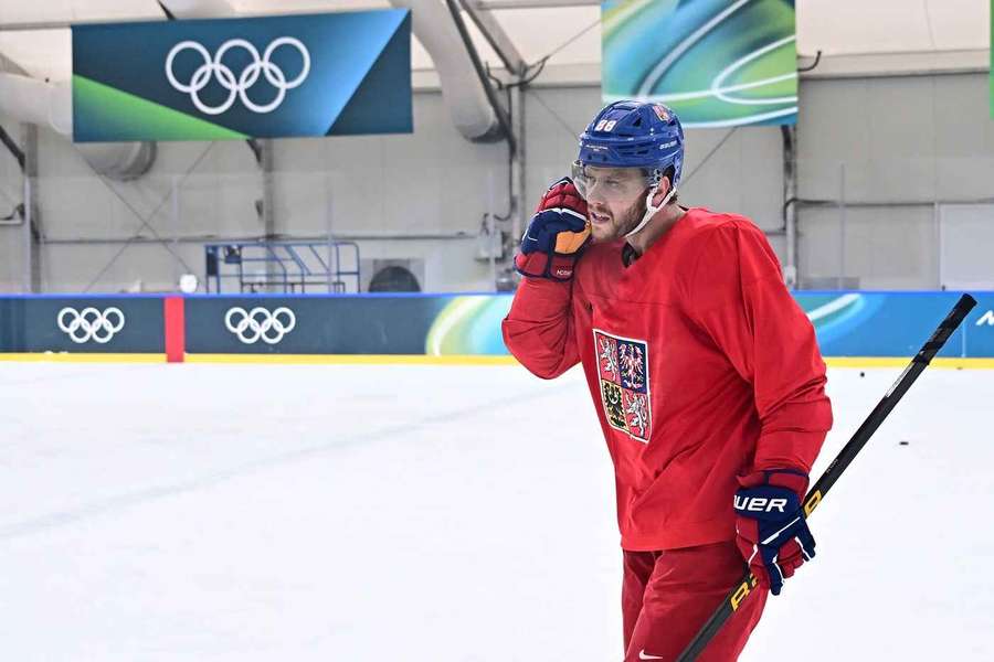 Pastrňák znovu mění formaci, měl by hrát po boku Sedláka a Červenky.