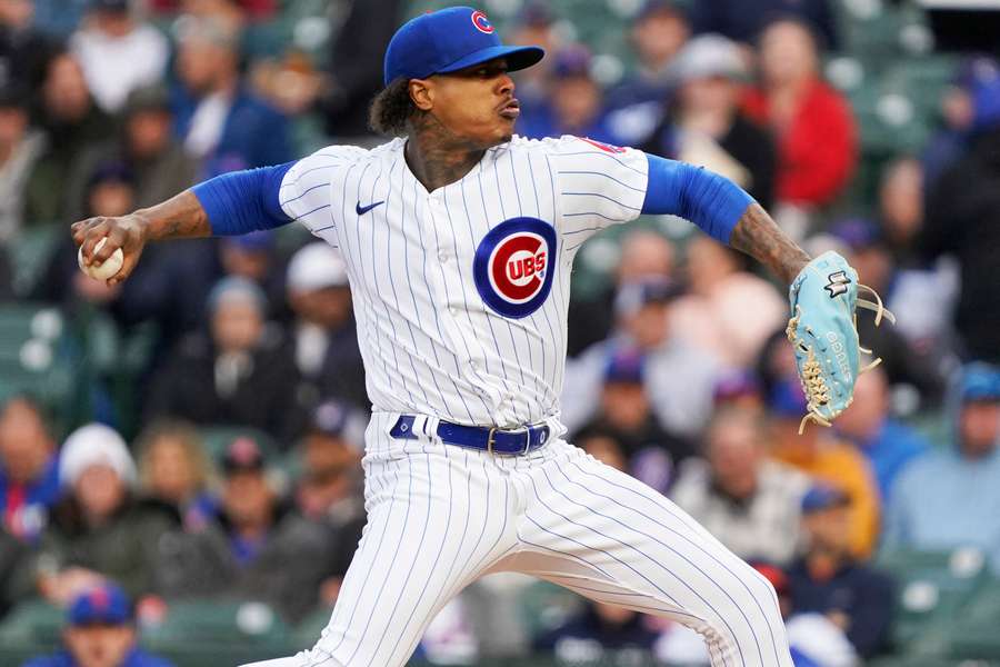 Marcus Stroman throws the ball against the New York Mets during the first inning