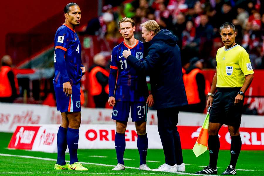 Ronald Koeman și Virgil van Dijk Ronald Koeman și Virgil van Dijk