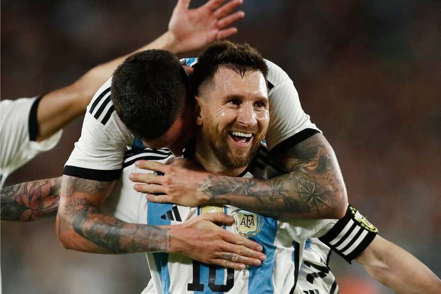 Argentina played their first match as world champions