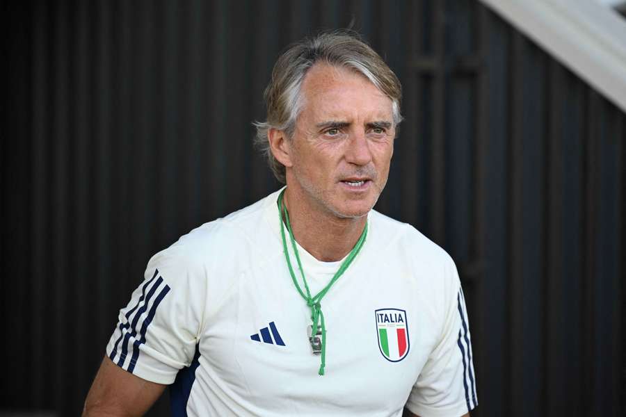 Roberto Mancini da CT azzurro Roberto Mancini da CT azzurro