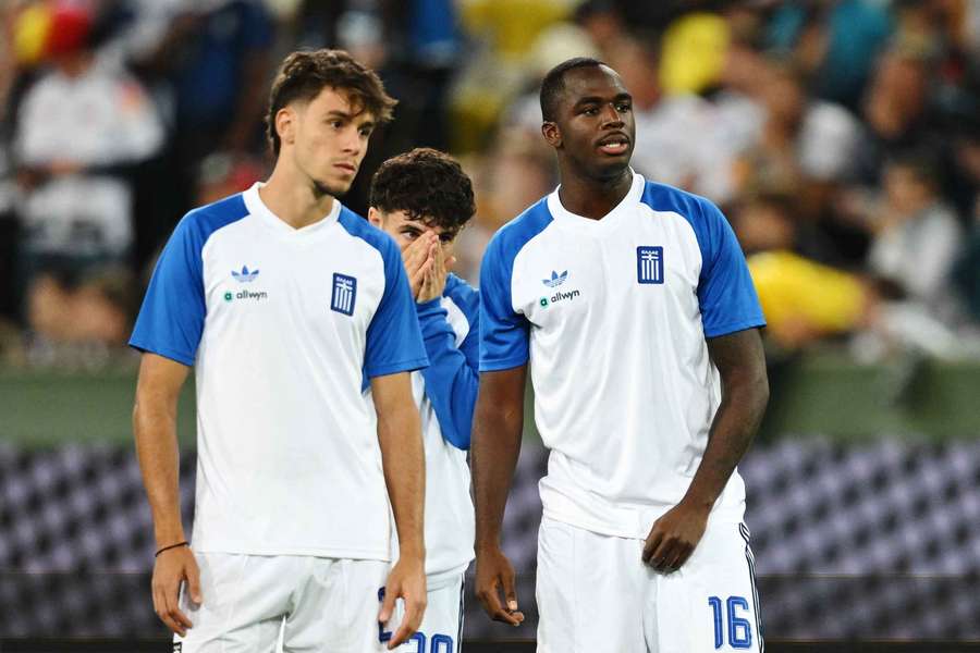 Vagiannidis com a seleção grega Vagiannidis com a seleção grega
